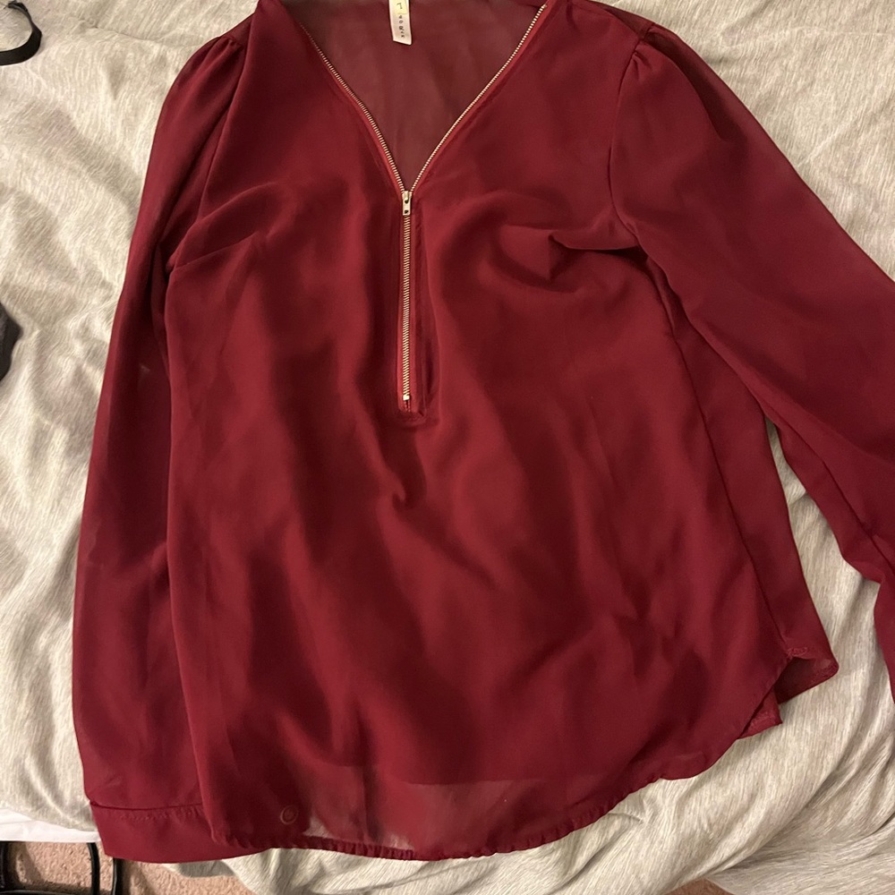 Women’s large sheer shirt